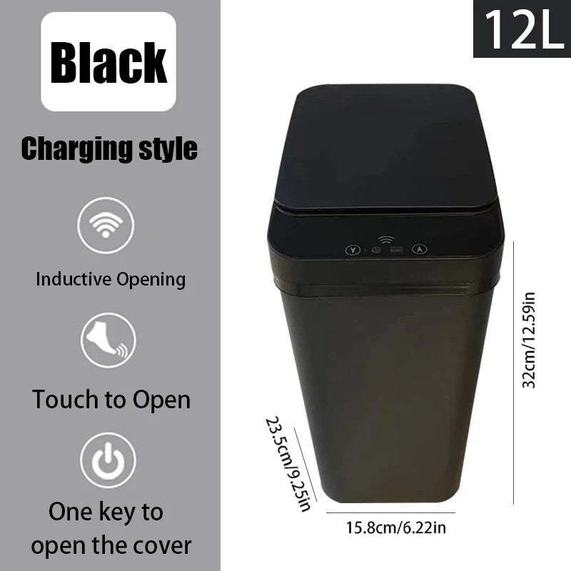 Automatic trash can