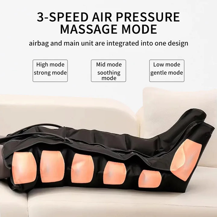 Electric air pressure leg massager