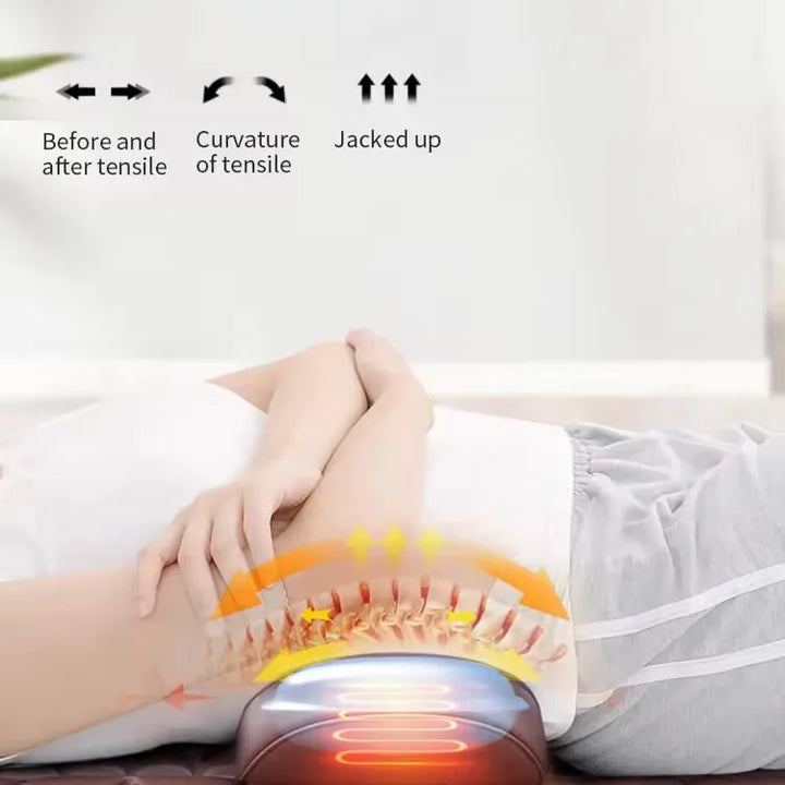 Electric heated massage mattress