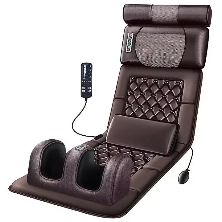 Electric heated massage mattress