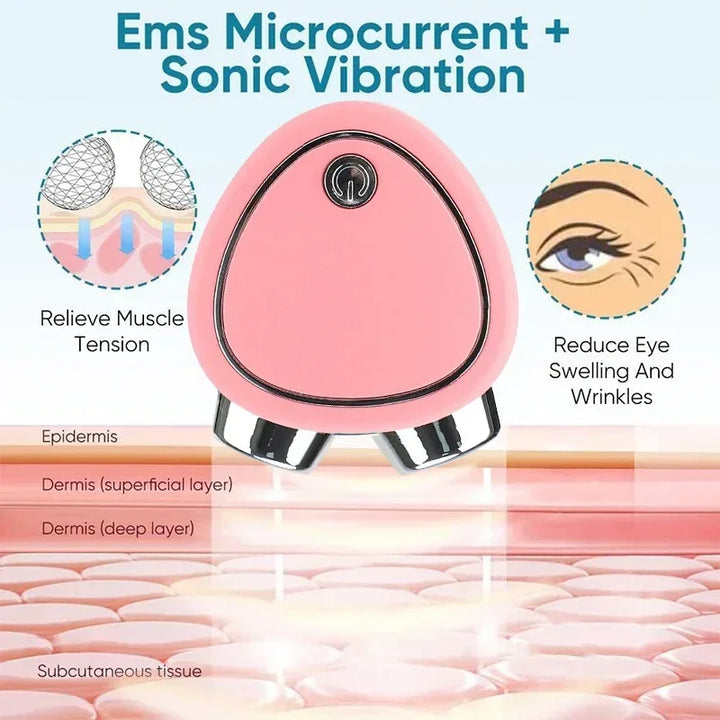 Microcurrent facial massager