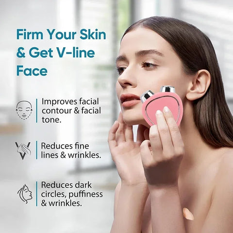 Microcurrent facial massager