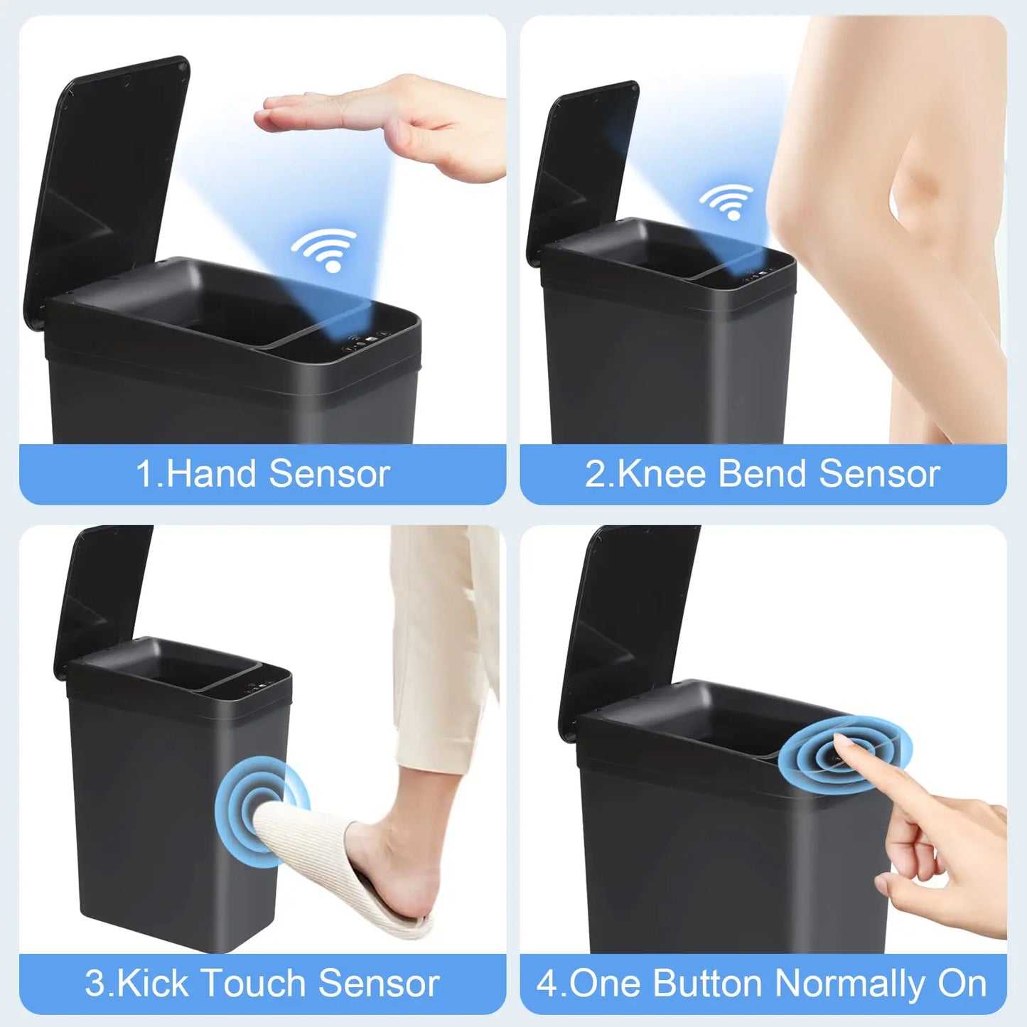 Automatic trash can