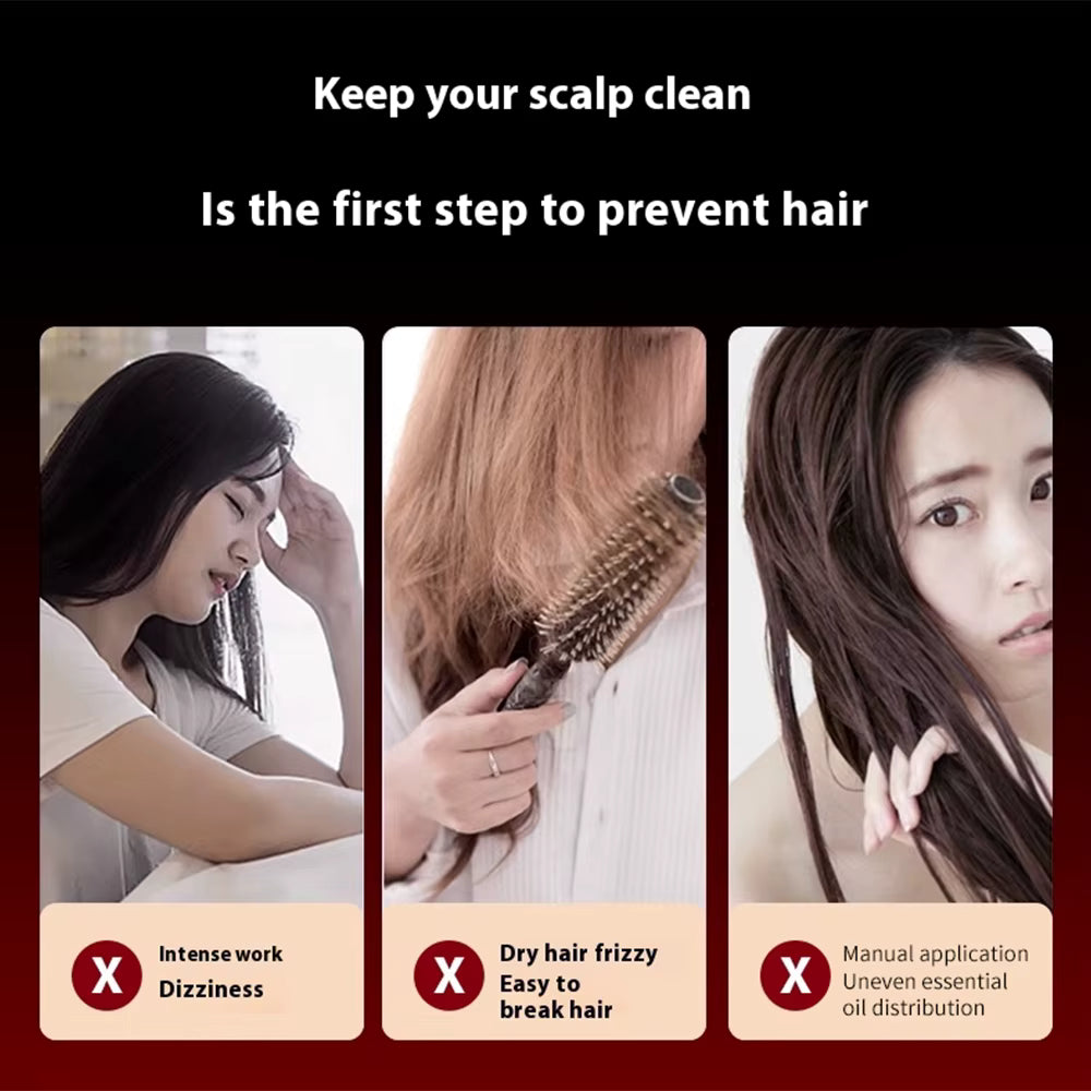 Electric Scalp Massager & Hair Growth Comb