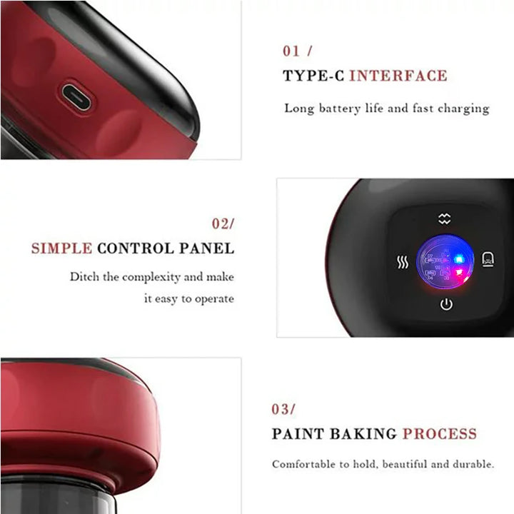 Smart body massage with suction cup