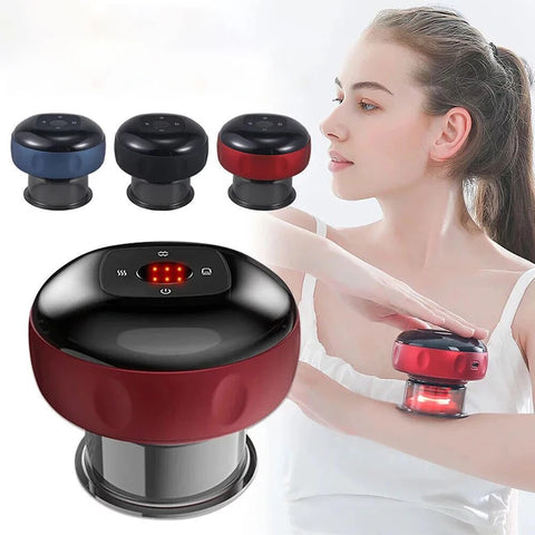 Smart body massage with suction cup
