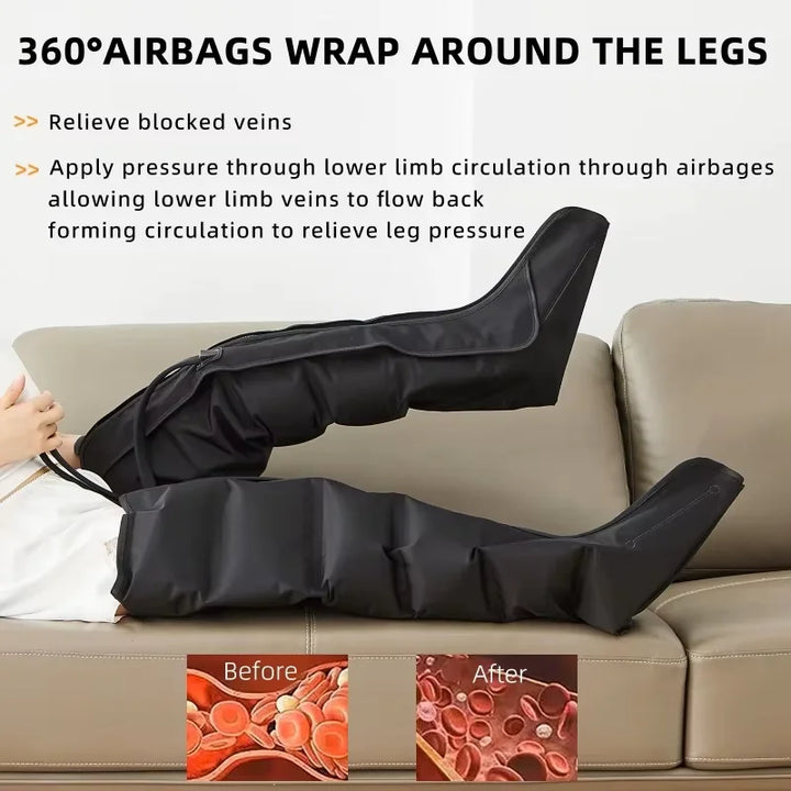 Electric air pressure leg massager