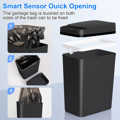 Automatic trash can
