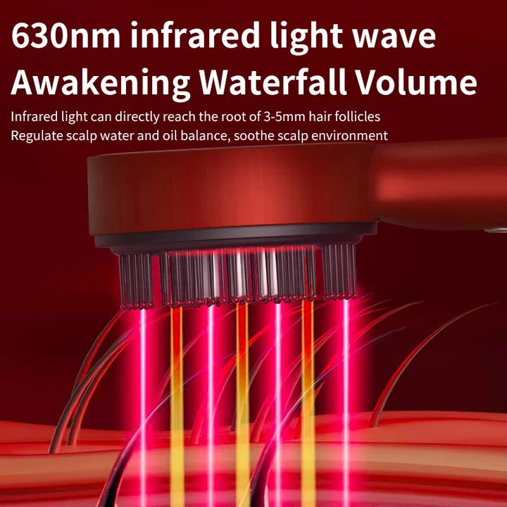 Electric head massage comb