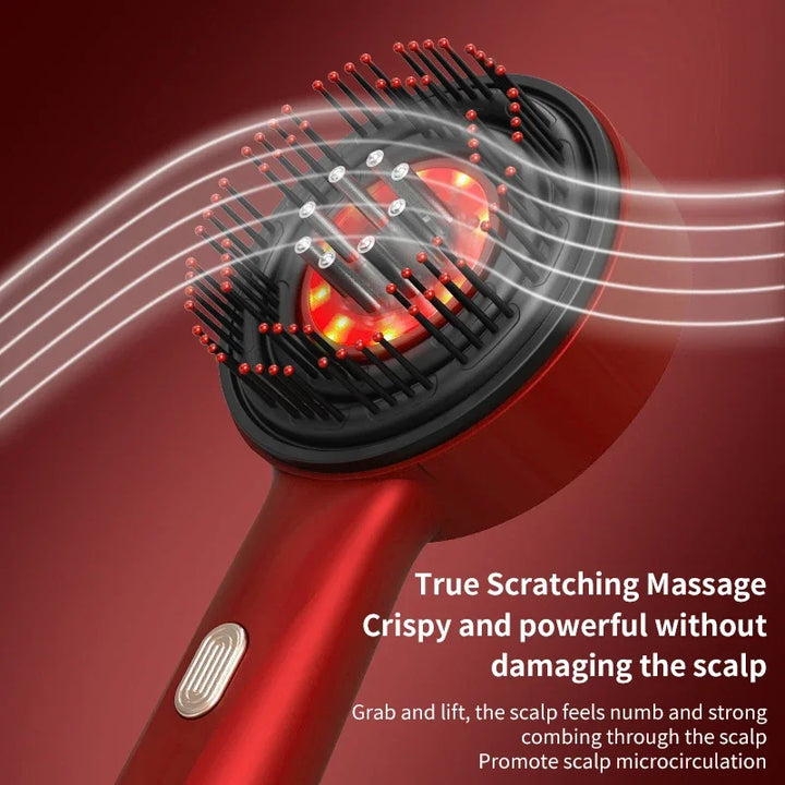 Electric head massage comb