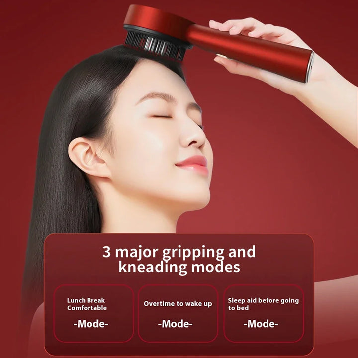 Electric head massage comb