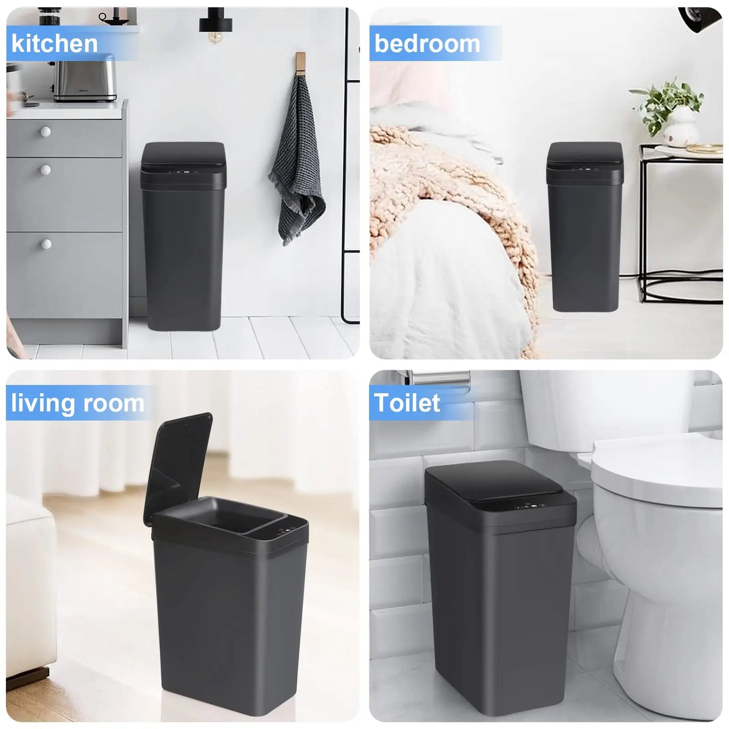 Automatic trash can